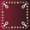 Ver imagem 2 de Kit Sousplat + Guardanapo Copa Bandeira e Taça - 2 Peças - com Base
