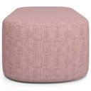 Ver imagem 6 de Puff Decorativo Orgânico para Living Quarto 100cm Doha W01 Linho Rosa - Lyam Decor