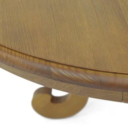 Mesa Redonda de Madeira 4 lugares 120x120cm Troia Oregon - 4