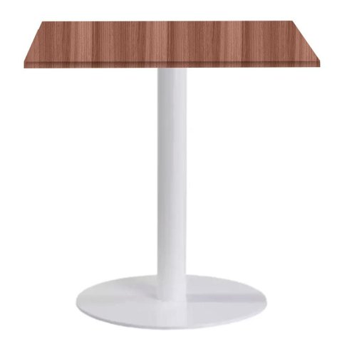 Mesa Pisa Beta Fratini Disco Redondo Branco Tampo Mdp