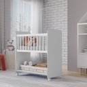 Ver imagem 1 de Mini Berço Infantil Multifuncional Nicho Organizador Aconchego Branco