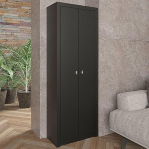 Armário para Escritório Multiuso 2 Portas Me4105 Tecnomobili Preto