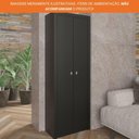 Ver imagem 5 de Armário para Escritório Multiuso 2 Portas Me4105 Tecnomobili Preto