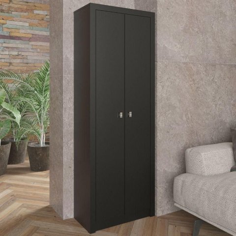 Armário para Escritório Multiuso 2 Portas ME4105 Tecnomobili Preto