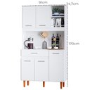 Ver imagem 3 de Cozinha Completa Moderna 5 Portas e 1 Gaveta Milazzo