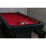 Mesa de Sinuca e Jantar com 2 Bancos - 2,00x1,10 - Bordo - 5