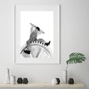 Ver imagem 1 de Quadro Charlie Chaplin Engrenagem - 60x48cm:madeira Preta