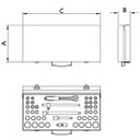 Ver imagem 2 de Maleta com Soquetes Sextavados e Acessórios 1/2" 43 Peças Tramontina PRO