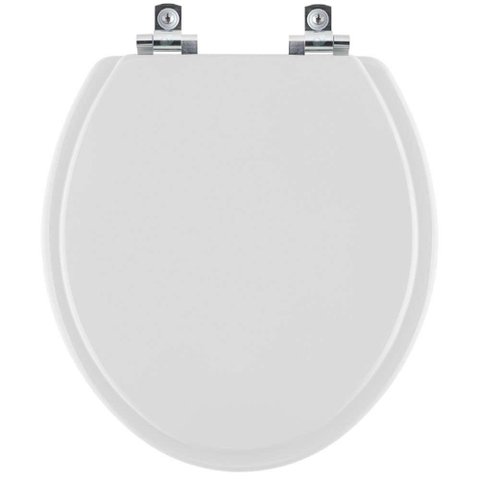 Assento Sanitário com Fechamento Lento Targa Cinza Real para Vaso Deca