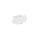 Ver imagem 5 de Nicho Organizador Com Rodízios 9 Gavetas Branco Qmovi
