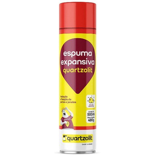 Espuma Expansiva 500ml/480g Quartzolit