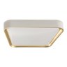 Plafon Led Sobrepor 24w Toronto Multicor Branco C/ Dourado Hevvy St3110 - 4