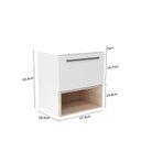 Ver imagem 2 de Gabinete para Banheiro Gales 60cm Branco/faia Móveis Bosi