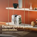 Ver imagem 7 de Aparador Sala Cozinha com Prateleiras Pé Metal 135cm Evan Off White H01 - D’Rossi