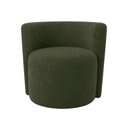 Ver imagem 2 de Poltrona Estofada 74cm x 68cm x 70cm Redonda Confortável para Sala ou Recepção Formato Orgânico