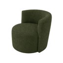 Ver imagem 4 de Poltrona Estofada 74cm x 68cm x 70cm Redonda Confortável para Sala ou Recepção Formato Orgânico