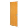 Porta de Madeira Cerejeira com Batente de Aço 85x213x12 Branco Lado Esquerdo - Crv Ideal - 1