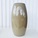 Ver imagem 4 de Vaso médio na cor bege de cerâmica liso centro de mesa