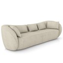Ver imagem 2 de Sofá 3 Lugares para Sala Living Orgânico 212cm Eça P08 Linho Itacaré Bege - Lyam Decor