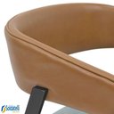 Ver mais imagens de Cadeira Coller Aço Preta Encosto Estofado - Datteli Design