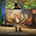 Ver imagem 4 de Quadro Abstrato Harmonia Florescer da Alma - 153x103cm