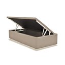 Ver imagem 1 de Cama Box Baú Solteiro Universal Courano Clean (88x188x35) - Ortobom