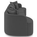 Ver imagem 6 de Sofá 3 Lugares Orgânico Sala de Estar Living 250cm Ekos K01 Veludo Cinza - Lyam Decor