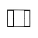 Ver imagem 3 de Vitrô 4 Folhas de Correr Aluminio Preto 1,00x1,50