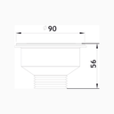 Ver imagem 2 de Valvula Inox 3.1/2 Pino Cromado Ghelplus