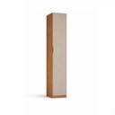Ver imagem 5 de Guarda-roupa Modulado 1 Porta com Prateleiras sem Gavetas com Cabideiro 45cm 100% MDF Clean