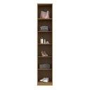 Ver imagem 4 de Guarda-roupa Modulado 1 Porta com Prateleiras sem Gavetas com Cabideiro 45cm 100% MDF Clean