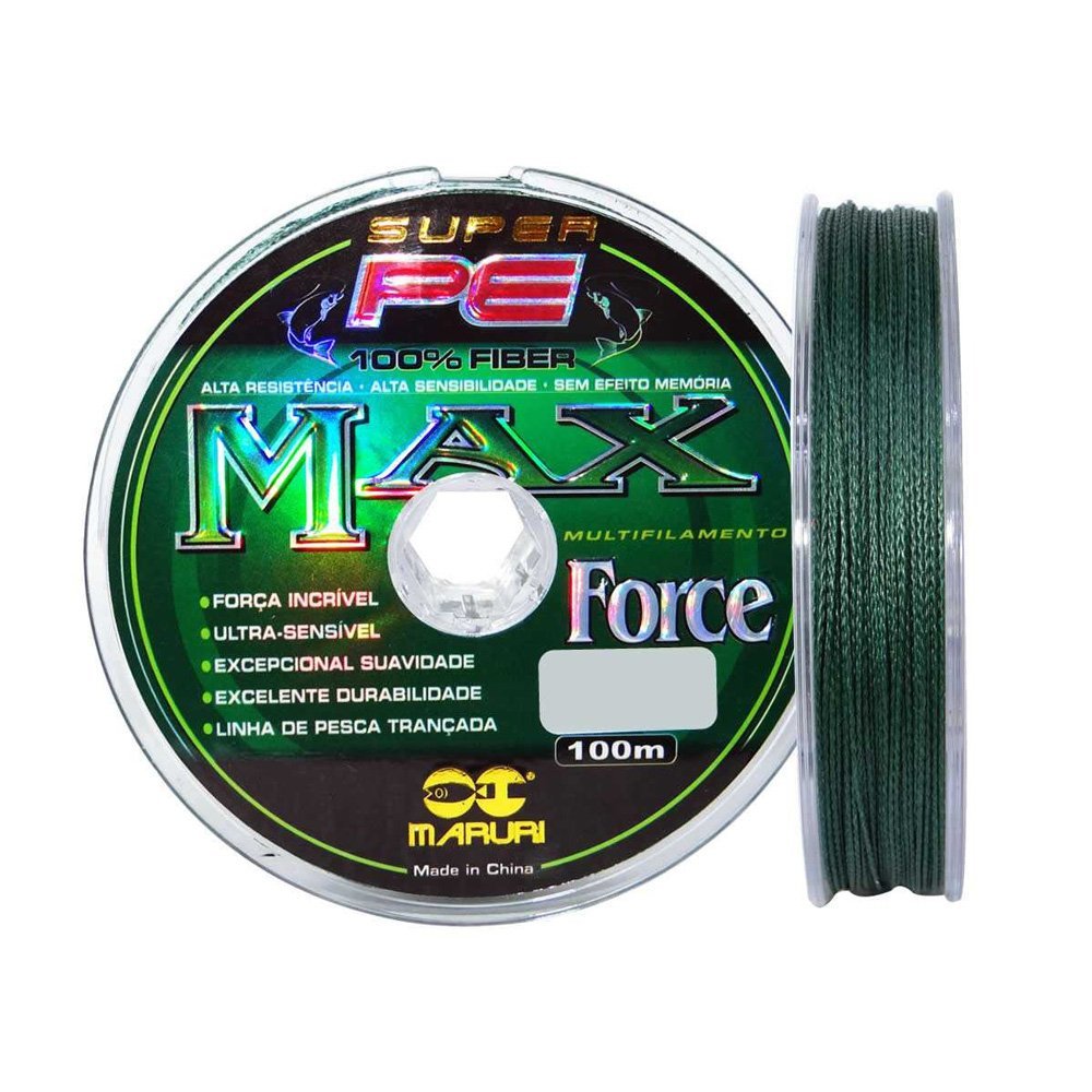 Linha De Pesca Multifilamento 1000m Max Force 4 Fios 0,18mm 21lb - 4