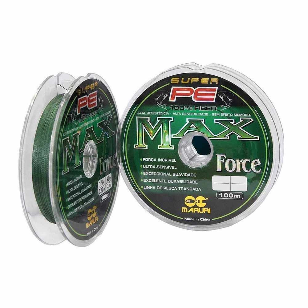 Linha De Pesca Multifilamento 1000m Max Force 4 Fios 0,18mm 21lb - 2