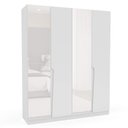 Ver imagem 3 de Guarda Roupa Casal 4 Portas e 4 Gavetas com Espelho 240847 Linha Porto Politorno Móveis