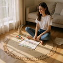 Ver imagem 3 de Tapete Magnolia Modhua 2,50x2,50 Redondo Via Star