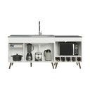 Ver imagem 3 de Kit Balcão de Cozinha para Pia e Cooktop-Forno Florença 3 Portas MDP 190cm Branco