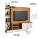 Ver imagem 3 de Painel Rack de TV com Prateleiras 165cm Cairo Soluzione Móveis