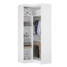 Armário Canto L Módena 2 Portas Branco - Saga Home Shop - 2