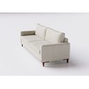 Ver imagem 5 de Sofá 3 Lugares Living Fixo Viena 2,20m em Linho:off White Pérola