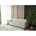 Ver imagem 2 de Sofá 3 Lugares Living Fixo Viena 2,20m em Linho:off White Pérola