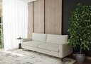 Ver imagem 2 de Sofá 3 Lugares Living Fixo Viena 2,20m em Linho:off White Pérola
