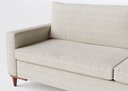 Ver imagem 3 de Sofá 3 Lugares Living Fixo Viena 2,20m em Linho:off White Pérola