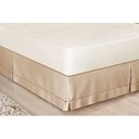 Ver imagem 2 de Saia para Cama Box Casal Padrão Ponto Palito 1 Peça Caqui