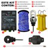 Kit Eletrificador Rural Cerca Elétrica Gado Cão 1000m Zebu - 2