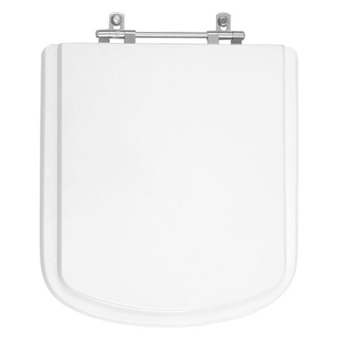 Assento Sanitário Acrílico Lirio Branco para vaso Fiori