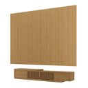 Ver imagem 3 de Rack Extensível Ripado com Painel TV 86 Polegadas Planejado 320x250cm Aruá CabeCasa MadeiraOriginals Marrom