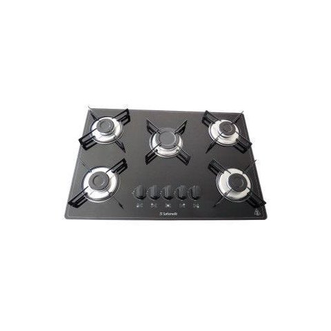 Cooktop 5 Bocas Preto Semplice Safanelli
