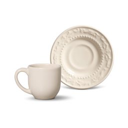 CONJUNTO DE XÍCARAS DE CAFE ACANTHUS CRU 6PCS PORTO BRASIL - 1 CONJUNTO DE XÍCARAS DE CAFE ACANTHUS CRU 6PCS PORTO BRASIL - 1