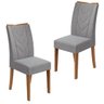 Kit 2 Cadeiras Atacama Lopas Rovere Naturale/Linho Gris - 1