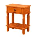 Ver imagem 1 de Mesa de Cabeceira 55 X 35 cm c/1 Gaveta Mhm Madeira Maciça